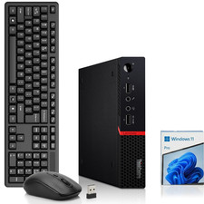 Lenovo M715q Mini Desktop PC AMD PRO A12-9800E 32GB RAM 1TB SSD Wi-Fi Windows 11 picture
