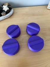 4-Pack 3D Printed Cable Reel Organizer Purple picture