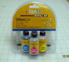 16/Case Universal Tricolor Refill Ink Kit for HP Canon Epson Cartridge Wholesale picture