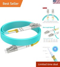 Multimode LC-LC Fiber Optic Patch Cable 200ft - Reliable 40G/100G Connection picture
