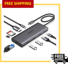 UGREEN Revodok Pro 109 9-in-1 USB C Hub 4K HDMI 100W PD 10Gbps Ethernet picture