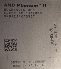 AMD Phenom II CPU picture