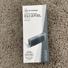 LD Ink Cartridge Compatible W/ Canon CLI-271XL GY Ink Jet Cartridge Gray  V3-1 picture