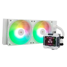 240mm AIO CPU Water Cooler, IPS LCD Display, High Performance Pump, AM5 & LGA170 picture