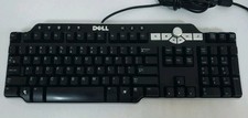 Dell SK-8135 Del 2 Multimedia Computer Keyboard W/ Knob Used Good Tested picture