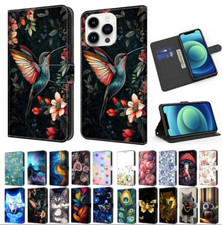 Bird Wolf Cat Flower Wallet Cover Case For Honor 70 400 X9 600 200 Magic 4 Lite picture