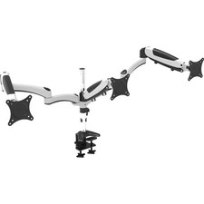 Amer Mounts Hydra HYDRA3XL Flat or Curved Display Clamp Desk Mount White/Black picture