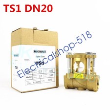 1pcs NEW MIYAWAKI Steam Flow Sight Checker TS1 DN20 Sight Glass Brass DHL/FedEx picture