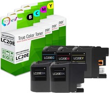 5Pk TCT LC20E LC20EBK LC20EC LC20EM LC20EY HY For Brother MFC-J5920DW Comp Ink picture