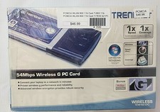 TRENDnet 54Mbps Wireless G PC Card TEW-421PC sealed new in box picture