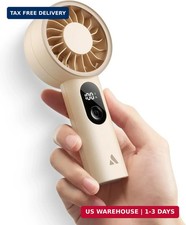 Aecooly Mighty Portable Fan, Powerful Handheld Fan, USB Rechargeable [10H Max Co picture