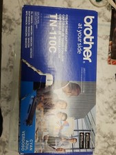 New Genuine Brother TN-110C Cyan Color Toner Cartridge Open Box Sealed Cartridge picture