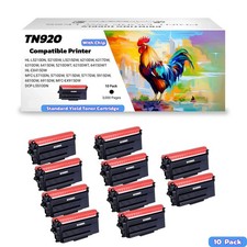 10PK TN920 For Brother TN920 Toner Cartridge Compatible Standard Yield 6415DW picture