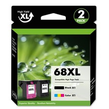 68XL High Yield Ink Cartridges Combo Compatible with HP Envy 6555e 6552e 6165e picture