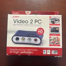 ION Video 2 PC High-Definition Digital Video Converter Apple PC New Open Box picture