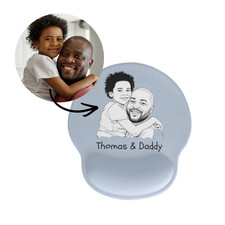 Personalised mousepad For Dad-Fathers Day Custom Gift-Photo Mousepad-Custom Gift picture