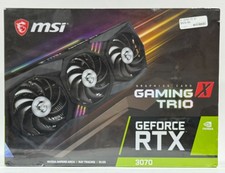 MSI NVIDIA GEFORCE RTX 3070 8GB GDDR6 Graphics Card Gaming Trio X GPU NOS NIB picture