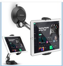 Ipad Suction Mount, Phone Tablet Stand Holder with Suction Cup Fits 4