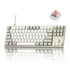 Keychron C1 Pro 8K Wired Custom Keyboard, RGB Backlit, Silent Red Switch picture