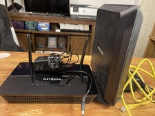 Netgear C7000v2 Nighthawk AC1900 WiFi Cable Modem Router & Netgear R6220 AC1200 picture