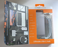 Hyper - HyperDrive ULTIMATE 11-in-1 USB-C Hub (GN30B-GRAY) NEW Open Box picture