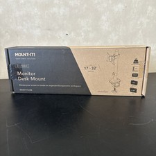 Mount-It Single Monitor Desk Mount – Computer Screen Stand MI-1706BLK picture