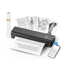 Portable Printers Wireless for Travel, N80 Wireless Thermal Printer Bluetooth... picture