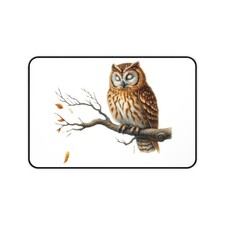 Owl Lover Desk Mat AOP Cute Fall Owl Bird Halloween Table Pad picture