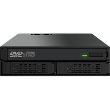 ICY DOCK MB994IPO-3SB Quad Bay Slim Optical & 2.5 Inch Drive Rack picture