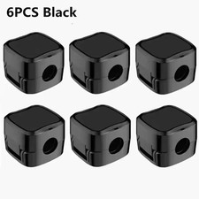 6PCS Black Magnetic Cable Clip Holder Adhesive USB Wire Organizer Winder Rack picture