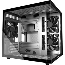 MOROVOL MATX PC Case,270° Panoramic 13.39