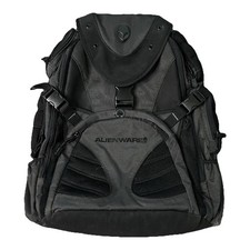 Vintage Alienware Deluxe Oversize Gaming Laptop Backpack Black Gray picture