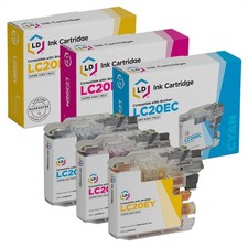LD Comp Extra-HY  Ink Cartridge for Brother LC20 3PK: 1 LC20EC,1 LC20EM,1 LC20EY picture