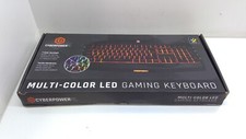 NEW CyberPowerPC multi-color led gaming keyboard wired USB picture