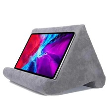 Tablet Pillow Stand Multi-Angle Soft Cushion Lap Holder for iPad, Phone & Tablet picture