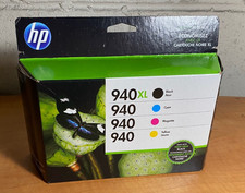 GENUINE HP 940XL 940 Black Cyan Magenta Yellow Ink Set CZ143FN 8000 8500 4 Pack picture