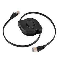 Retractable CAT7 RJ45 600MHz Patch Shielded Lan Network Cable Flat Ethernet Cord picture