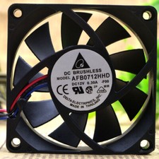 DELTA AFB0712HHD 12V 0.30A 7020 7CM Mute Chassis Cooling Industrial Fan picture
