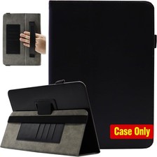 Protective Folio Stand Case for 7-8 Inch Tablets - Includes Hand Strap & Card Sl picture