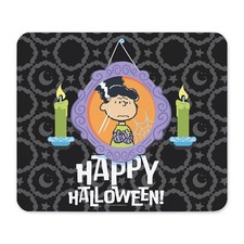 CafePress Peanuts Happy Halloween Lucy Portrait Mousepad  (1223769465) picture
