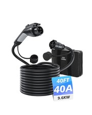 J1772 Extension Cable, EV Charger Extension Cable 40A 40FT Charging Cord for ... picture