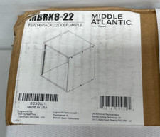 Middle Atlantic MBRK8-22 Maple Laminate Rack, 8 Spaces, 8SP(14) Rack 22 Deep picture