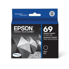 Epson 69 Black Ink Cartridges Standard Capacity 2-Pack (FREESHIP) picture