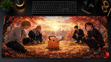 Chainsaw Man Denji XXL Gaming Mouse Pad Anime Desk Mat power makima pochita picture