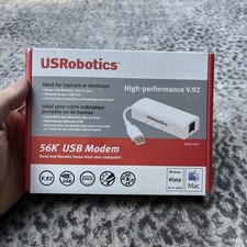 U.S. Robotics USR5637 56K USB Modem V.92, Bonus software FAX modem picture