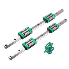 2PCS Linear Guide Rail HGR15 200-1000mm with 4PCS HGH15CA Bearing Block for CNC picture