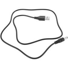 Reusable USB to Dc Power Cord 5V 1A Charging Cable for Smart Trash Can Black picture