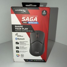 HyperX Pulsefire Saga Pro Wireless Mouse - Black A2PB2AA Multi-Platform - NEW E4 picture