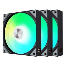 TRYX ROTA SL ARGB 120mm Fan Triple Pack (Black) F-R120A-AM3M-G0K picture