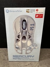 GravaStar Mercury M1 Pro Wireless Gaming Mouse Magnesium Alloy Silver New picture